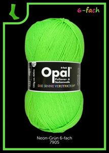 Opal Sockenwolle 6-Fach Neon 150g